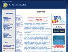 Tablet Screenshot of galvestonrotary.com